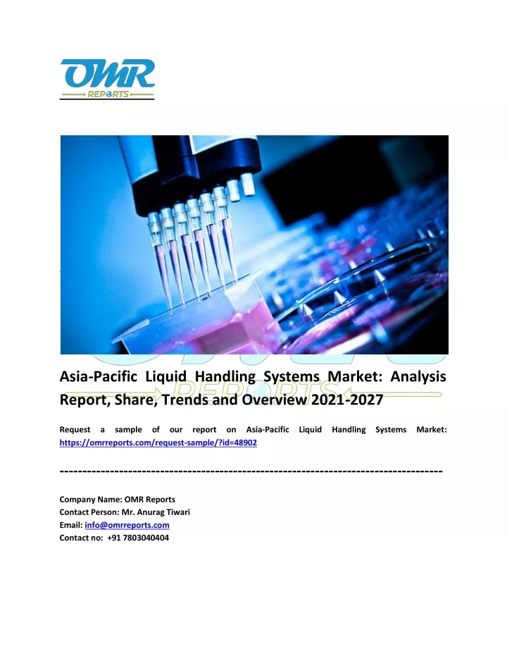 asia pacific liquid handling systems market