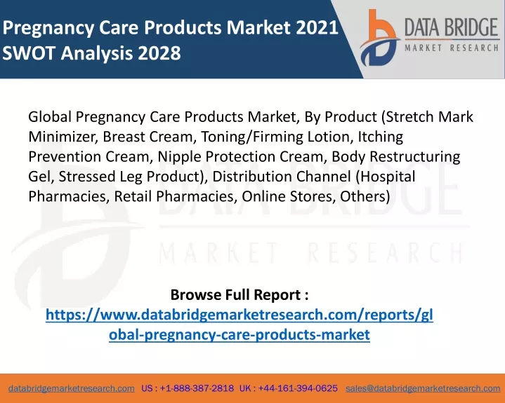 pregnancy care products market 2021 swot analysis