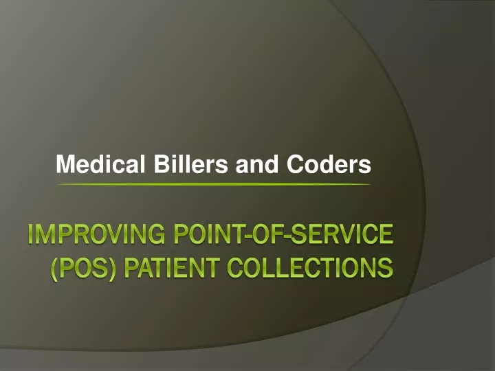 medical billers and coders