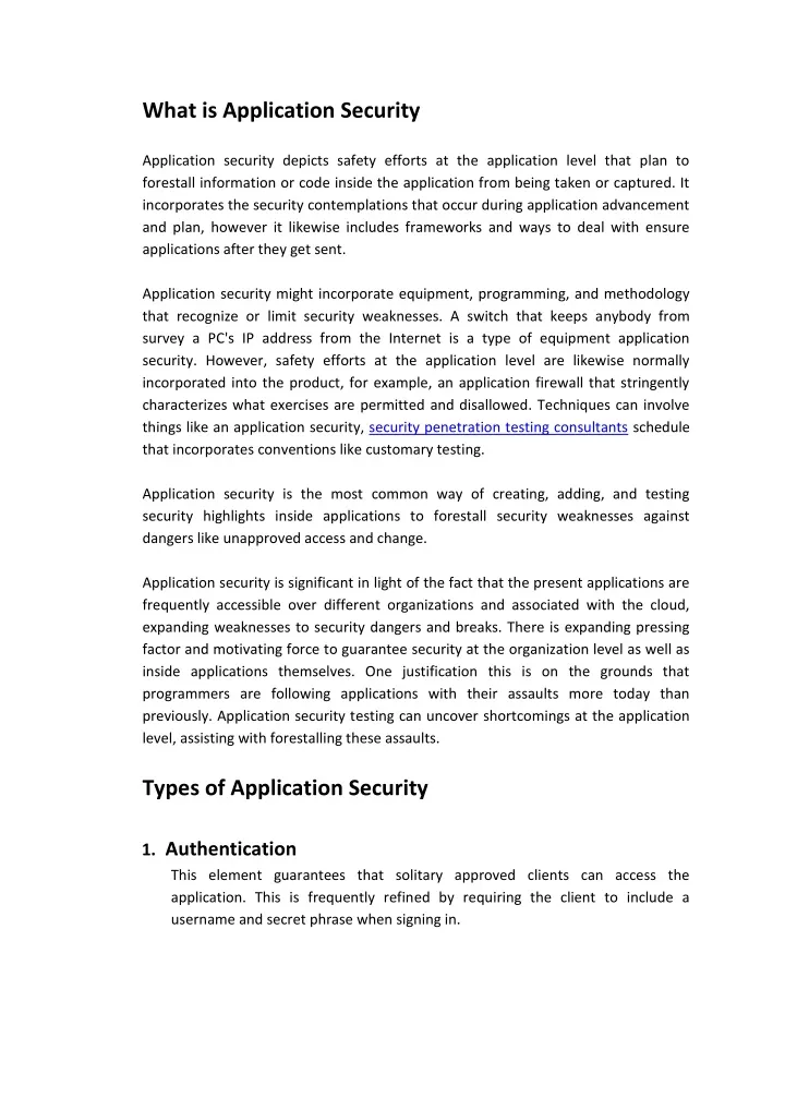 what is application security application security