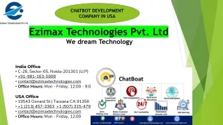 chatbot development company in usa