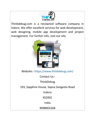 thinkdebug com is a renowned software company