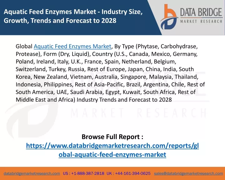 aquatic feed enzymes market industry size growth