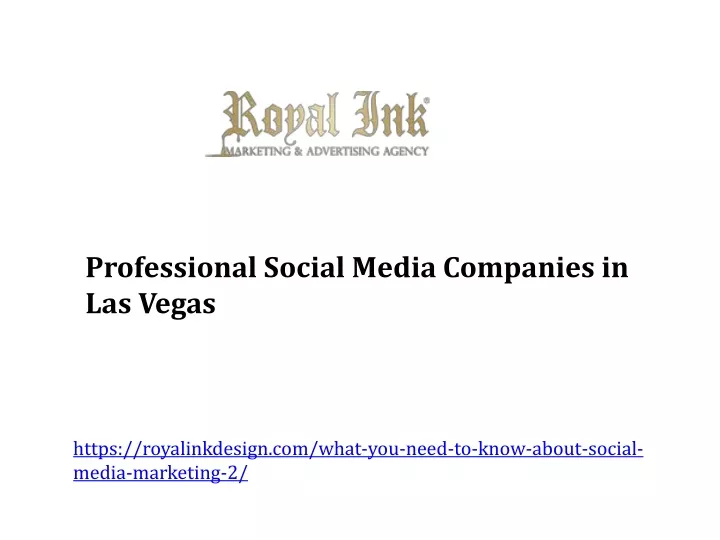 professional social media companies in las vegas