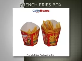 french fries box