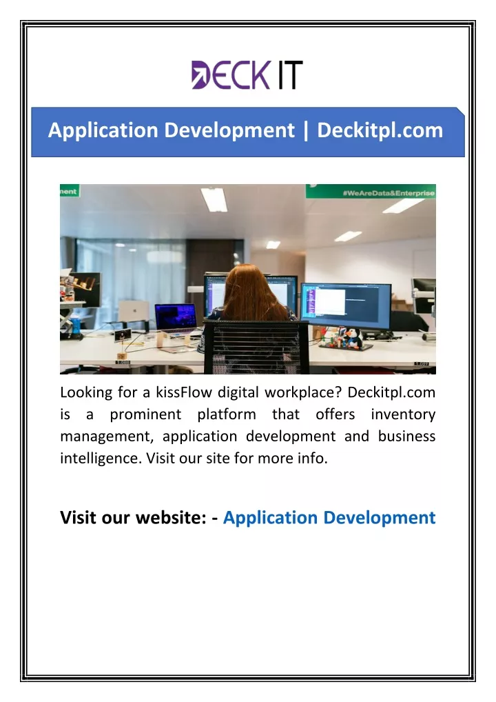 application development deckitpl com