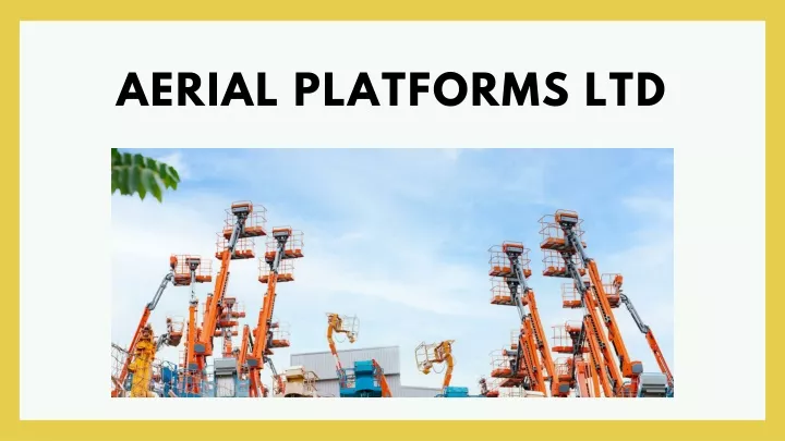 aerial platforms ltd