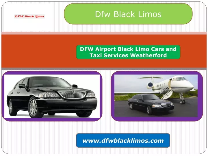 dfw black limos