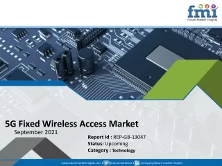 5G Fixed Wireless Access Market