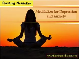 meditation for depression and anxiety