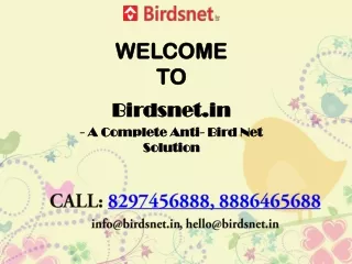 Bird Netting in Hyderabad