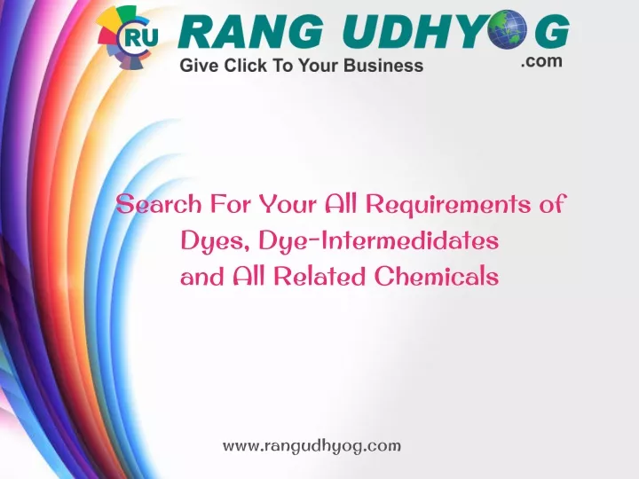 search for your all requirements of dyes