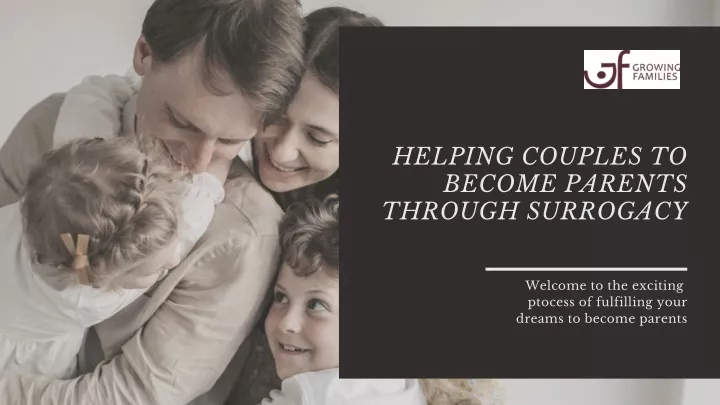 helping couples to become parents through
