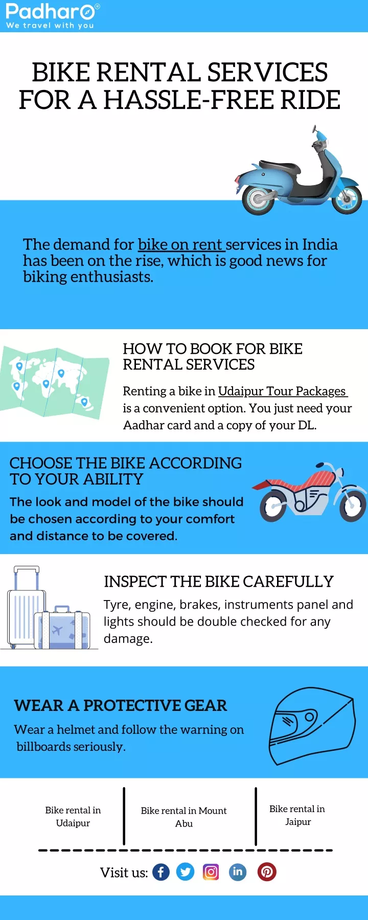 bike rental services for a hassle free ride