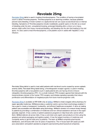 revolade 25mg