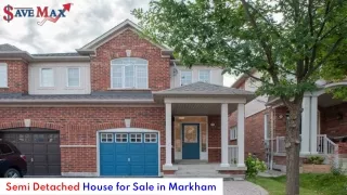 semi detached house for sale in markham