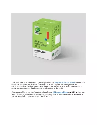 an fda approved prostate cancer composition