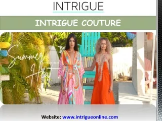 Intrigue Couture | Maxi Dresses, Midi Dresses, Rompers, Swimsuits