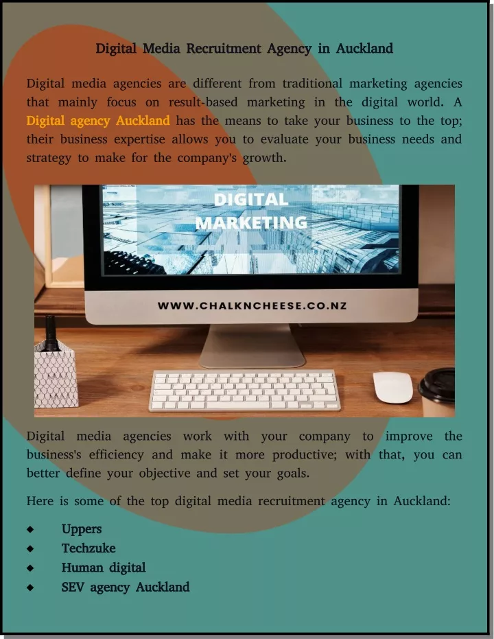 digital media recruitment agency in auckland