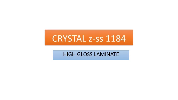 crystal z ss 1184