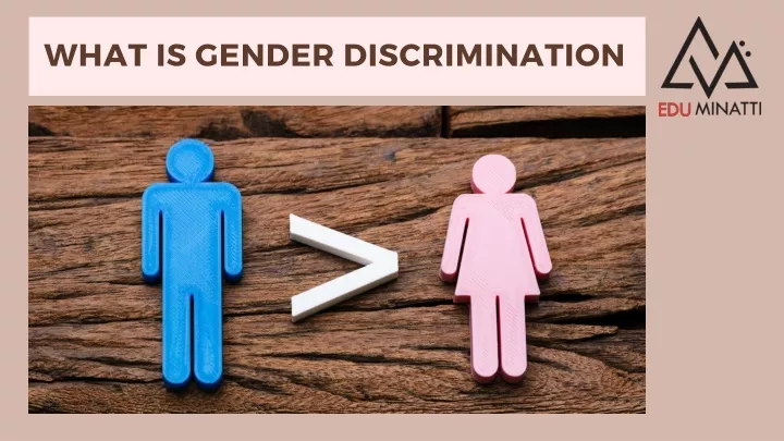 what is gender discrimination