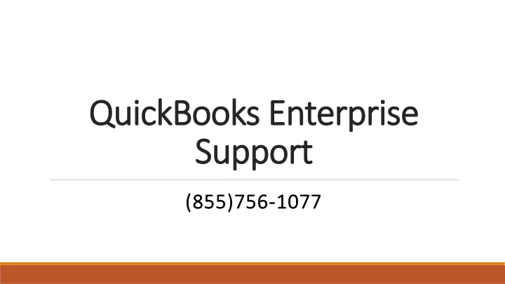 quickbooks enterprise support