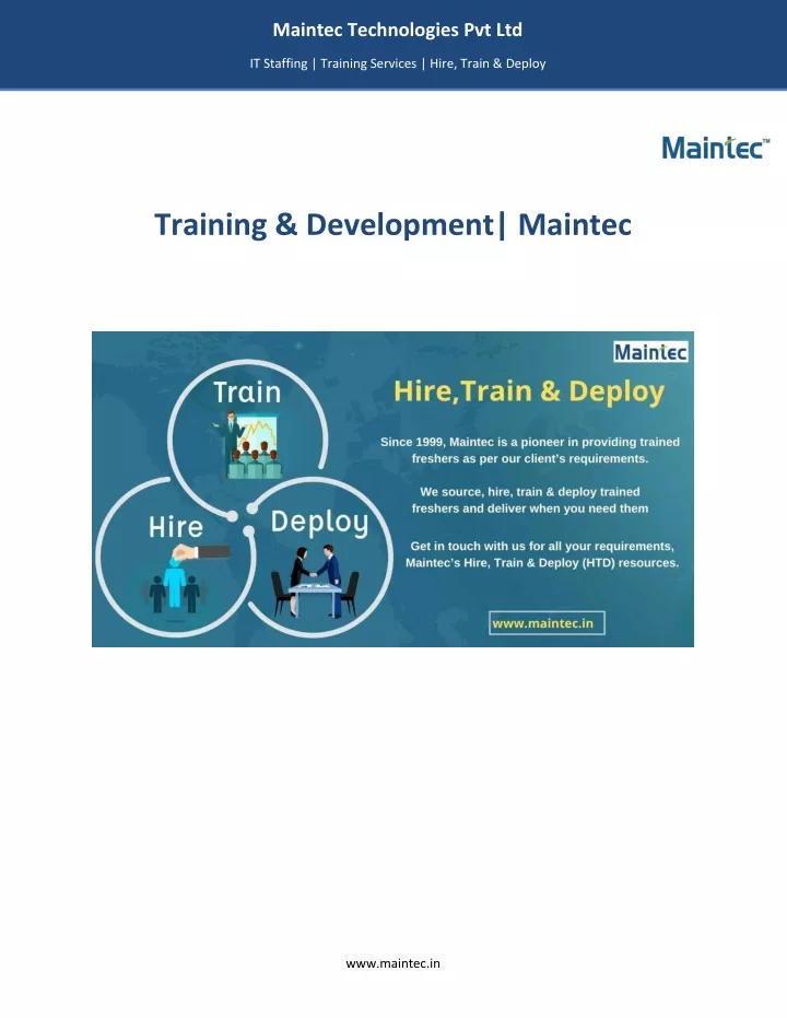 maintec technologies pvt ltd