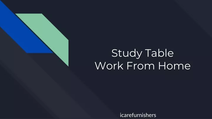 study table work from home