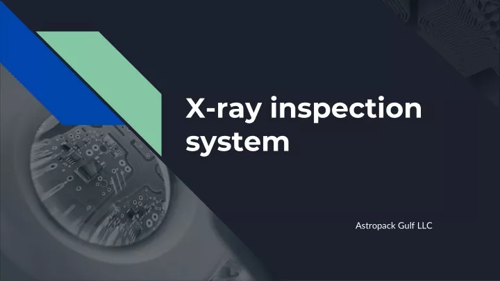 x ray inspection system
