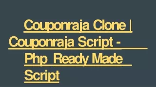 coupon r aja clone