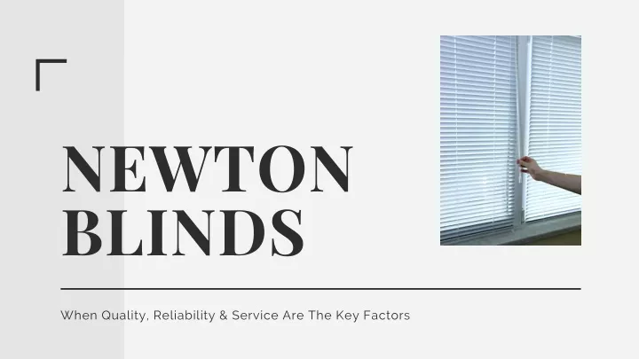 newton blinds