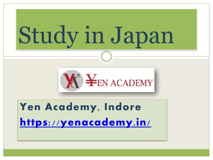 study in japan