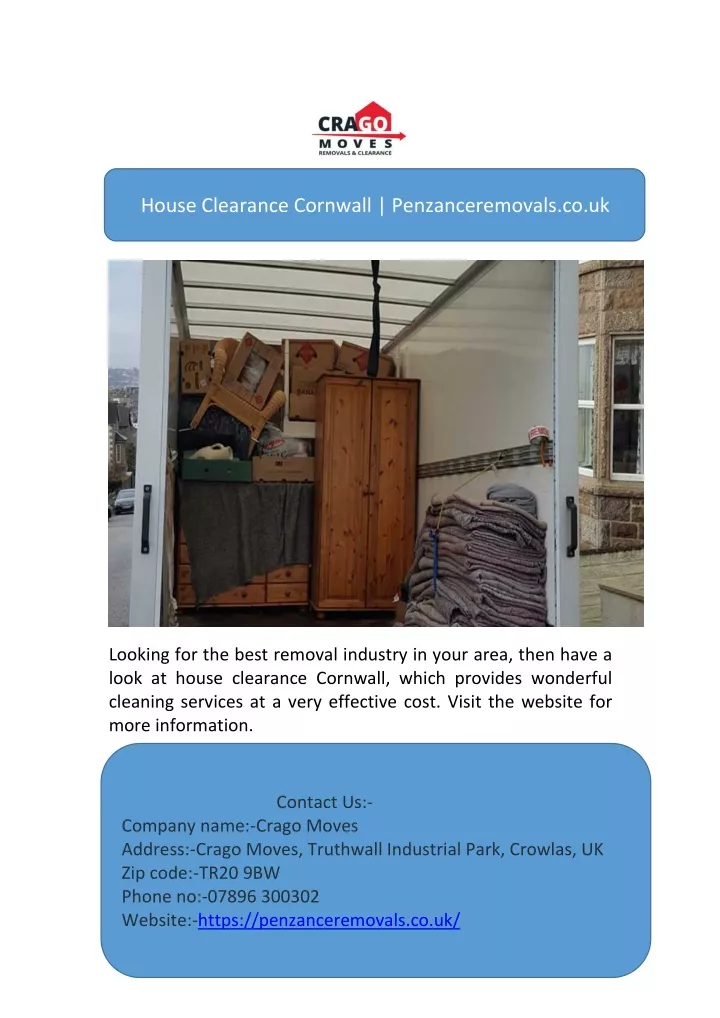 house clearance cornwall penzanceremovals co uk