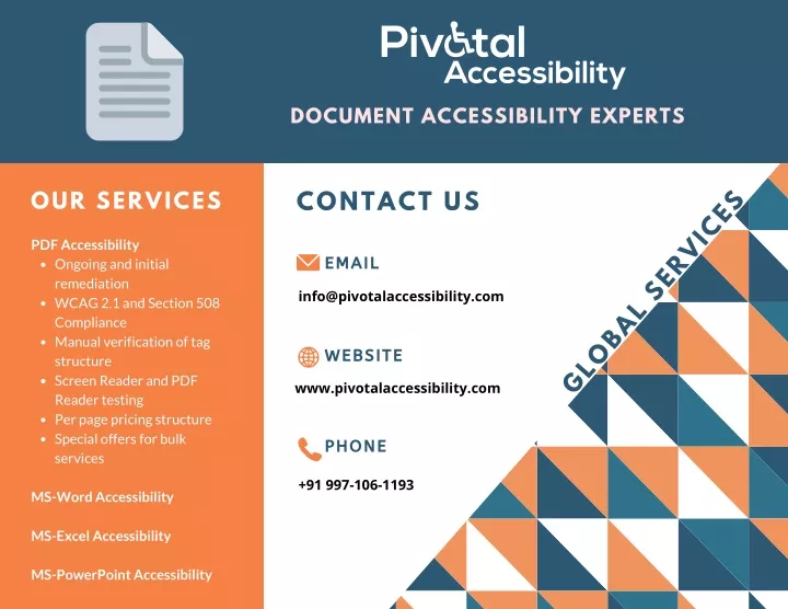 document accessibility experts