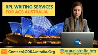 RPL Writing Services For ACS Australia