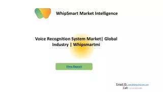 whipsmart market intelligence