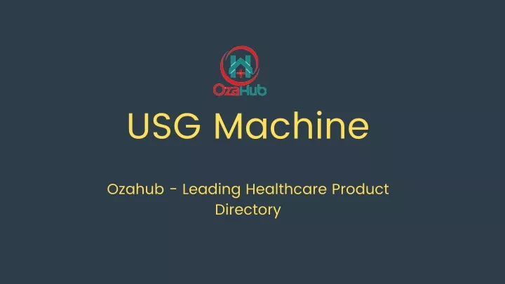 usg machine