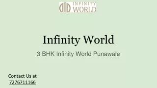 3 BHK Infinity World Near Hanging Bridge Ravet