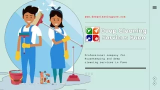 Deep cleaning services Pimpri Chinchwad, Pune