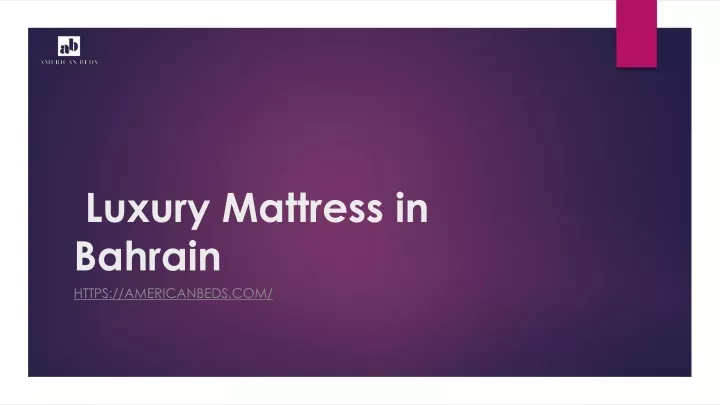 luxury mattress in bahrain