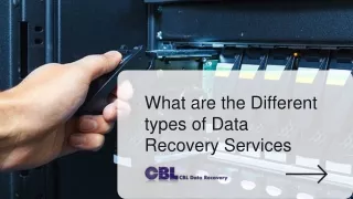 What are the Different types of Data Recovery Services