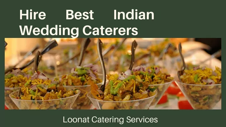 hire wedding caterers