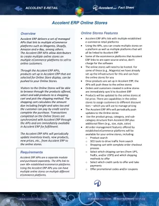 fact sheet