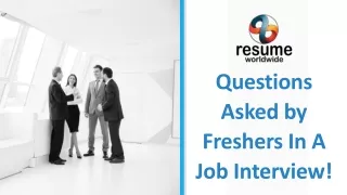questions asked by freshers in a job interview