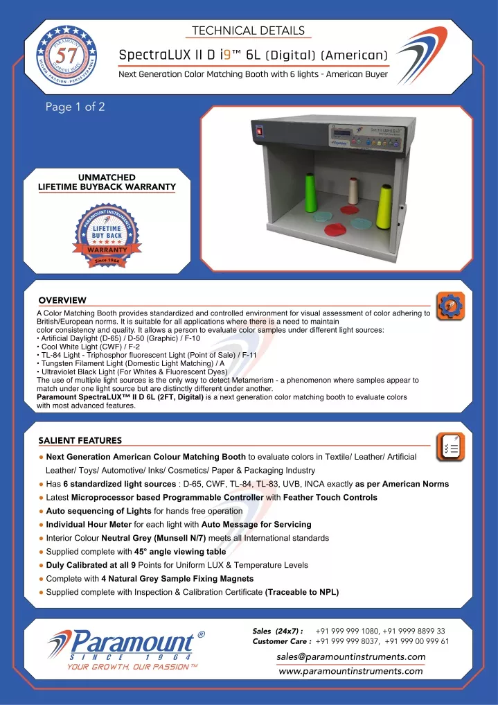 technical details 6l