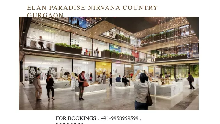 elan paradise nirvana country gurgaon