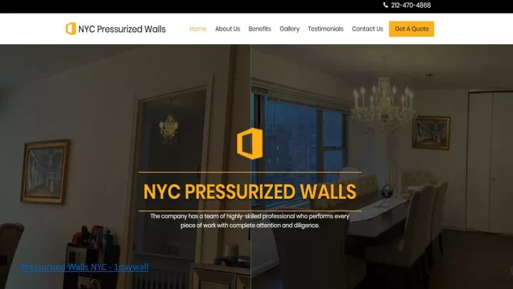 pressurized walls nyc 1daywall