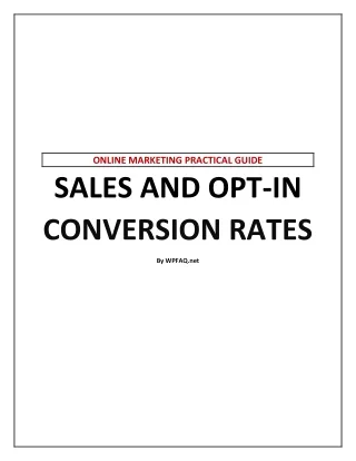 online marketing practical guide sales