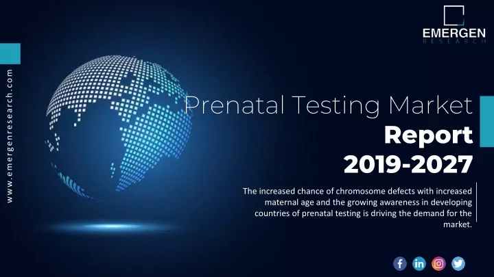 prenatal testing market report 2019 2027