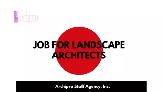 Archipro Staff Agency, Inc.